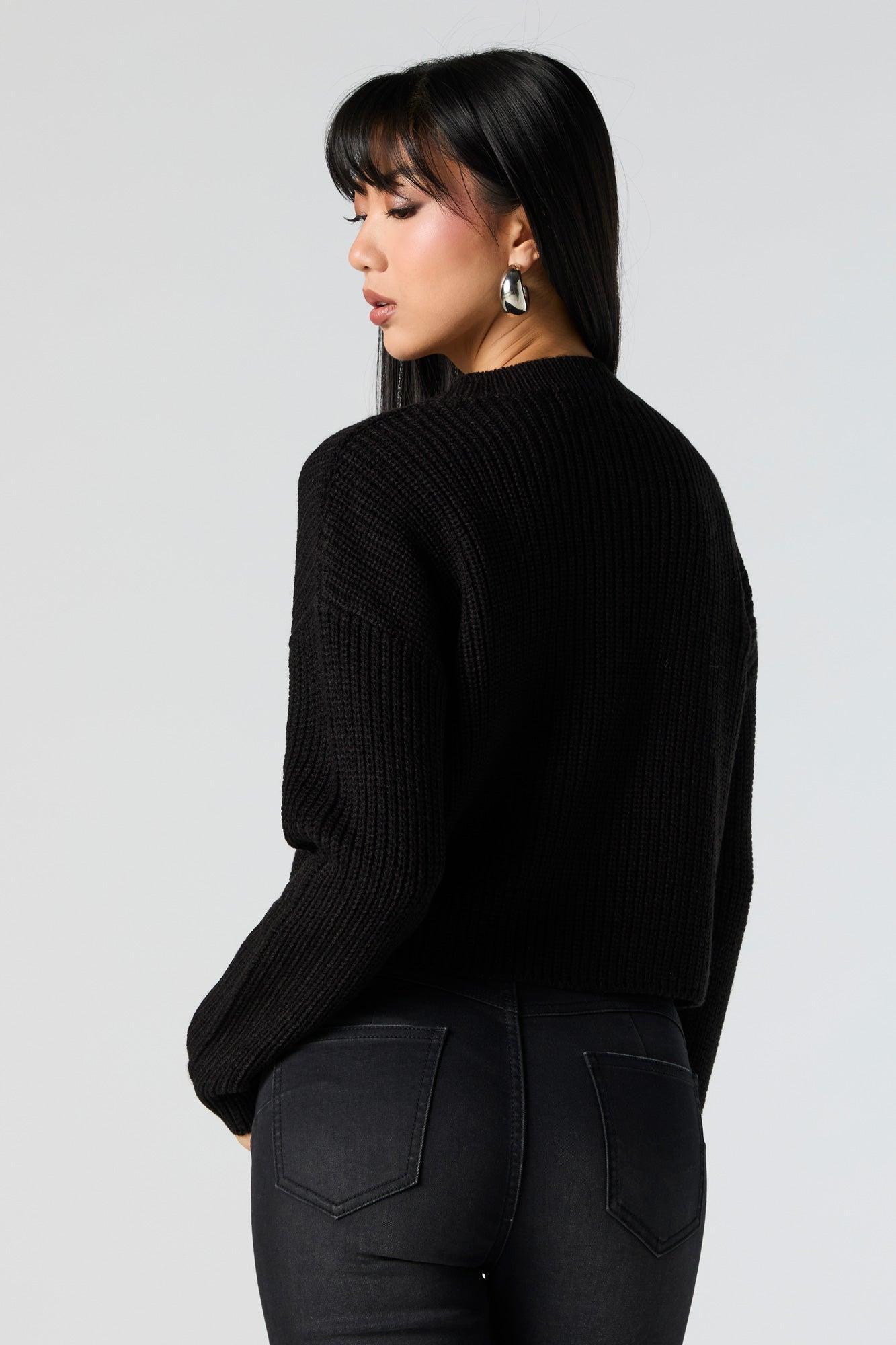 Solid Knit Sweater Female Product Image