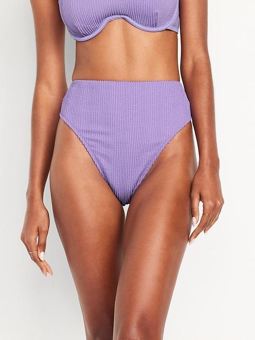 Extra High-Waisted French-Cut Bikini Swim Bottoms Product Image