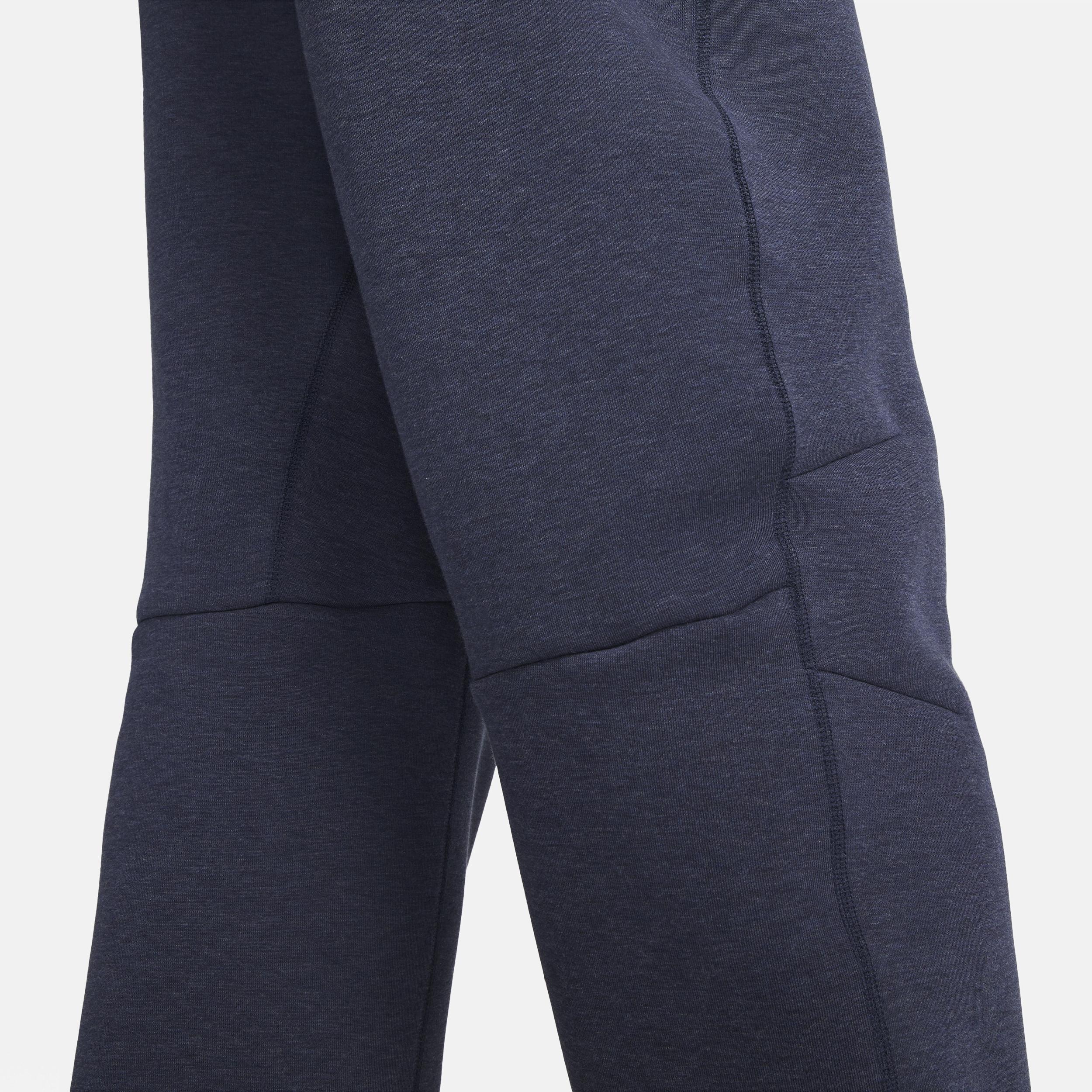 NIKE Tech Fleece Open Hem Pants In Obsidianheather/black Product Image