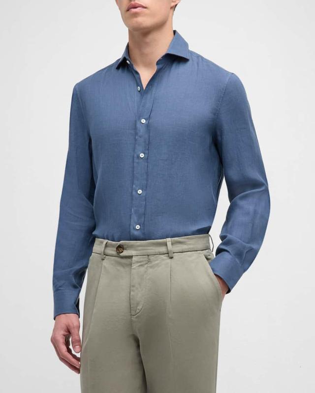 Mens Easy Fit Woven Sport Shirt Product Image