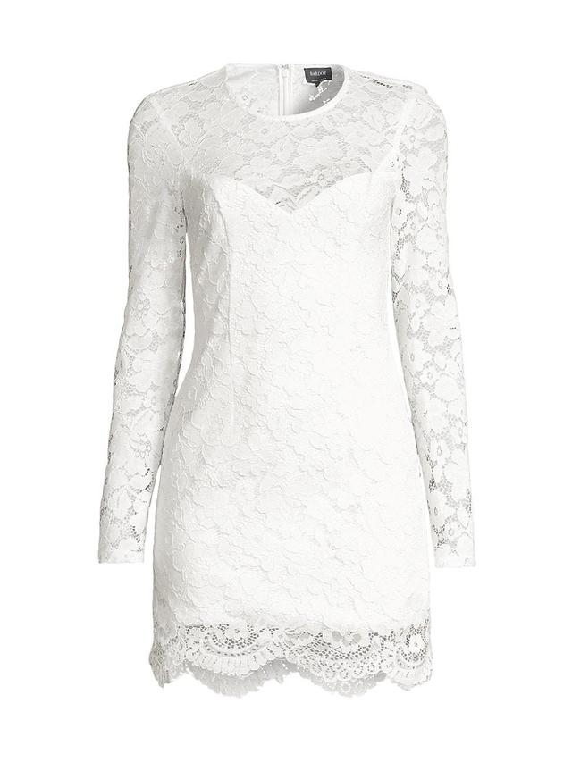 Bardot Breelan Long Sleeve Lace Minidress Product Image