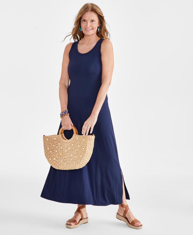 Style & Co Womens Sleeveless Knit Maxi Dress, Created for Macys Product Image