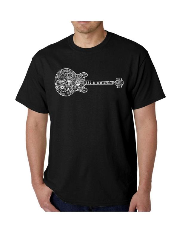 La Pop Art Mens Word Art T-Shirt - Blues Legends Product Image