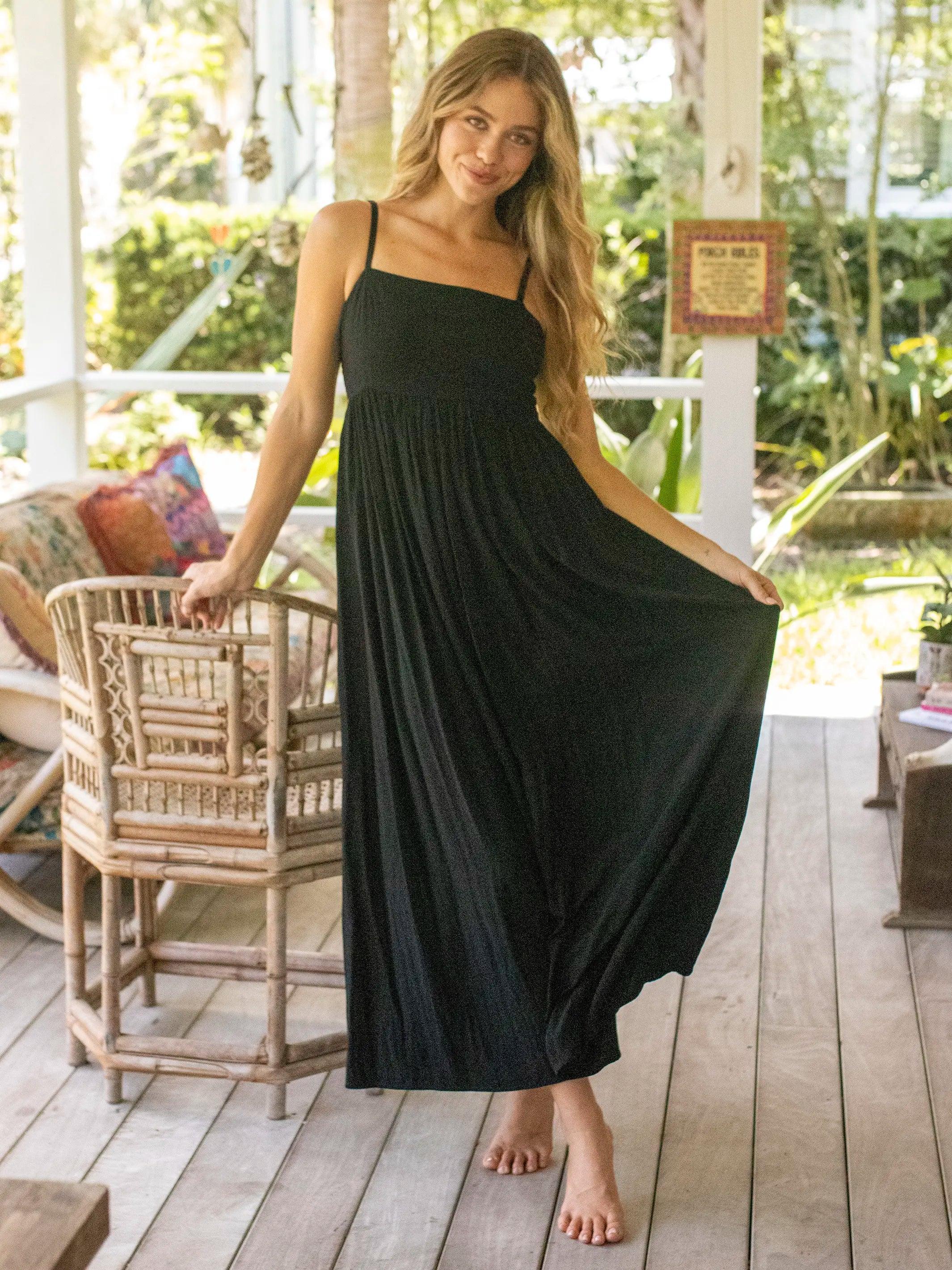 Bailey Maxi Dress - Black Product Image