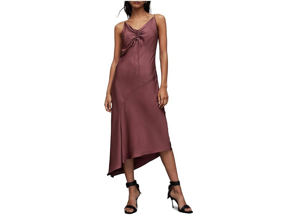 AllSaints Alexia Asymmetric Slipdress Product Image