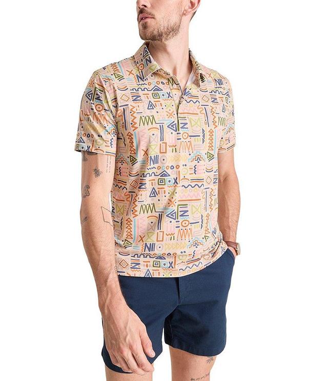 Chubbies Short Sleeve Disco Deserts Printed Performance Polo Shirt Product Image