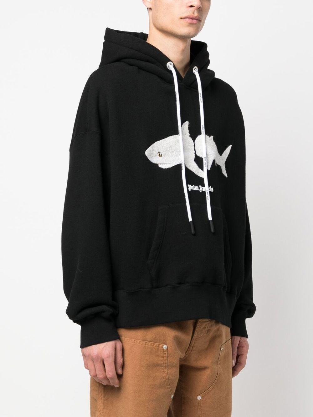 White Shark long-sleeve hoodie Product Image