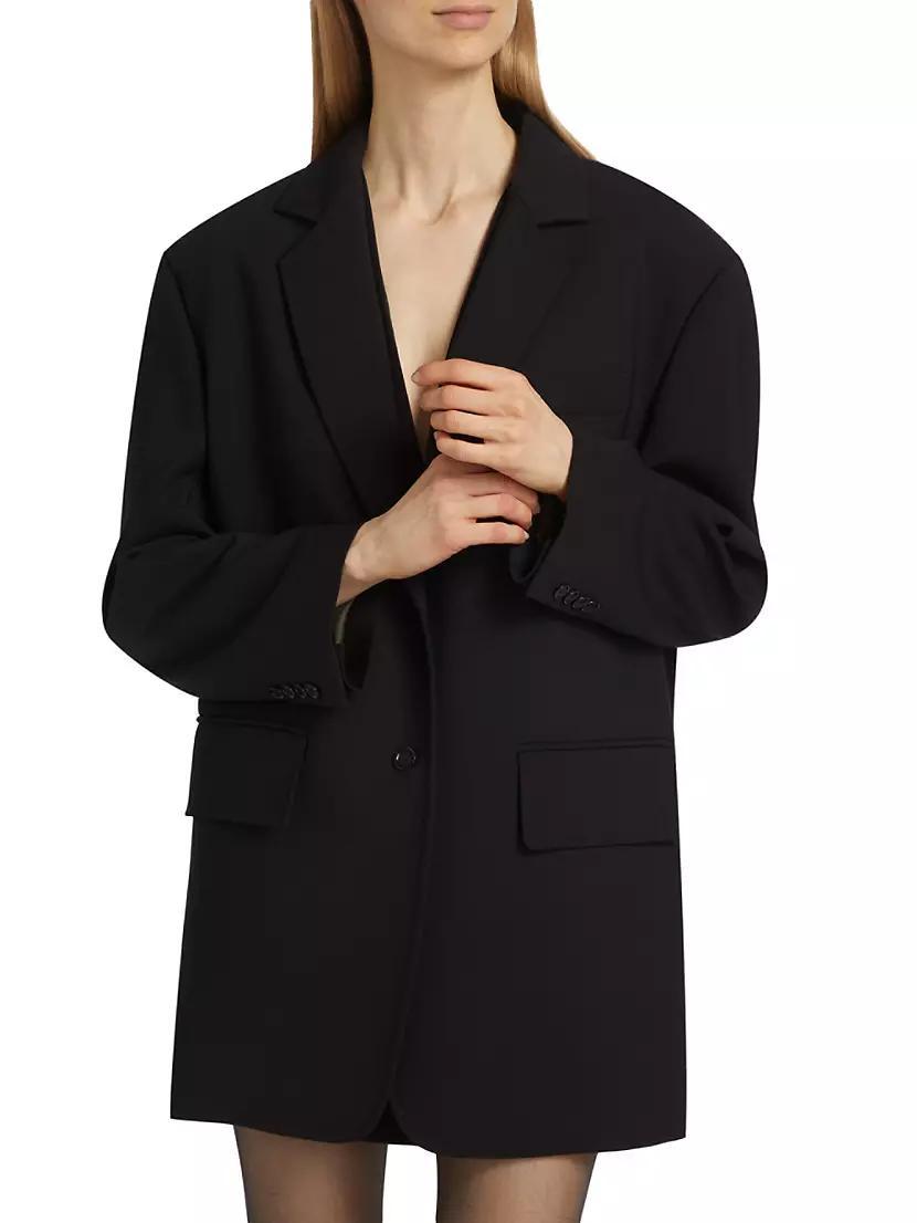 Suez Wool Oversized Blazer Product Image