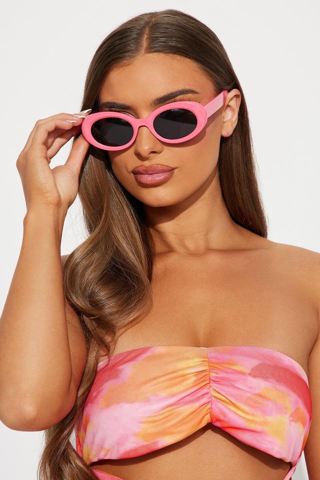 We Know Sunglasses - Pink Product Image