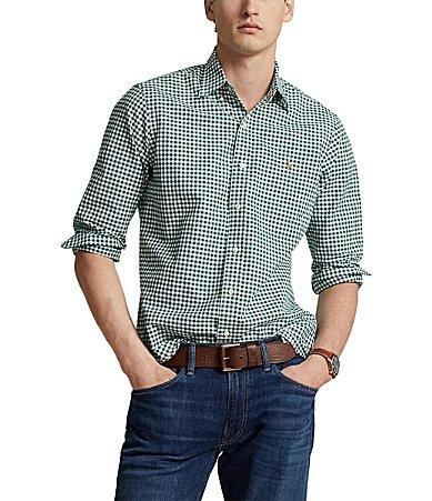 Mens Oxford Gingham Shirt Product Image