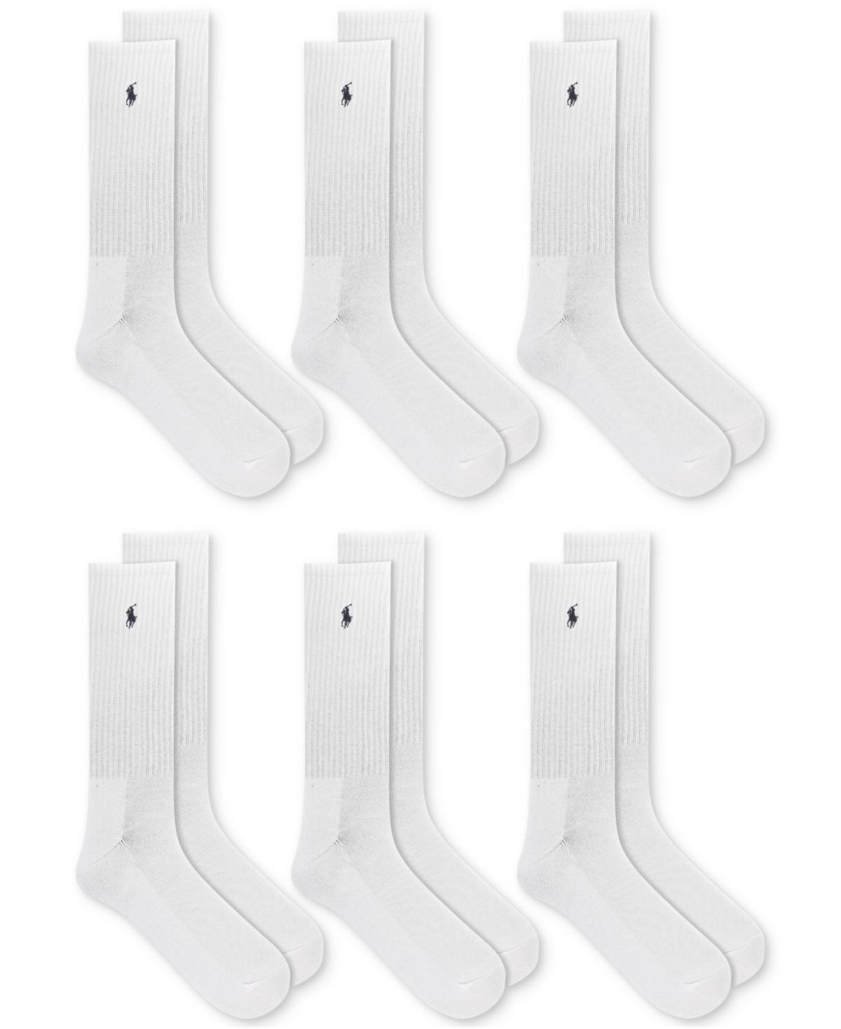 Polo Ralph Lauren Cotton Blend Crew Socks, Pack of 6 Product Image