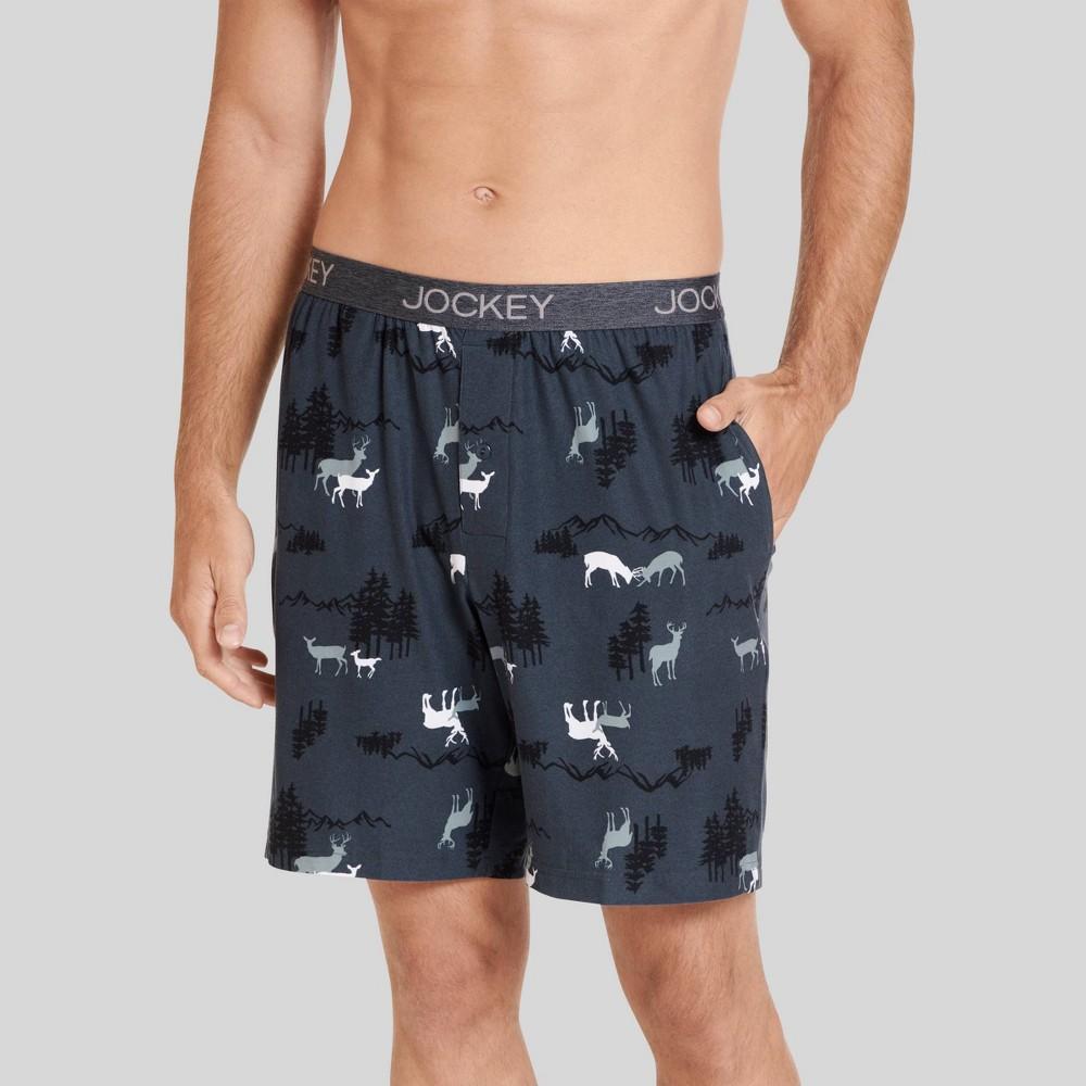 Jockey Generation Mens 8 Ultrasoft Pajama Shorts - Dark Blue XL Product Image