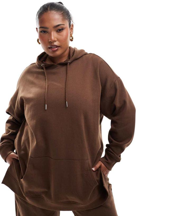 Yours essential hoodie in mocha - part of a set Product Image