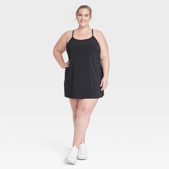 Womens Flex Strappy Active Dress - All In Motion Black 1X Product Image