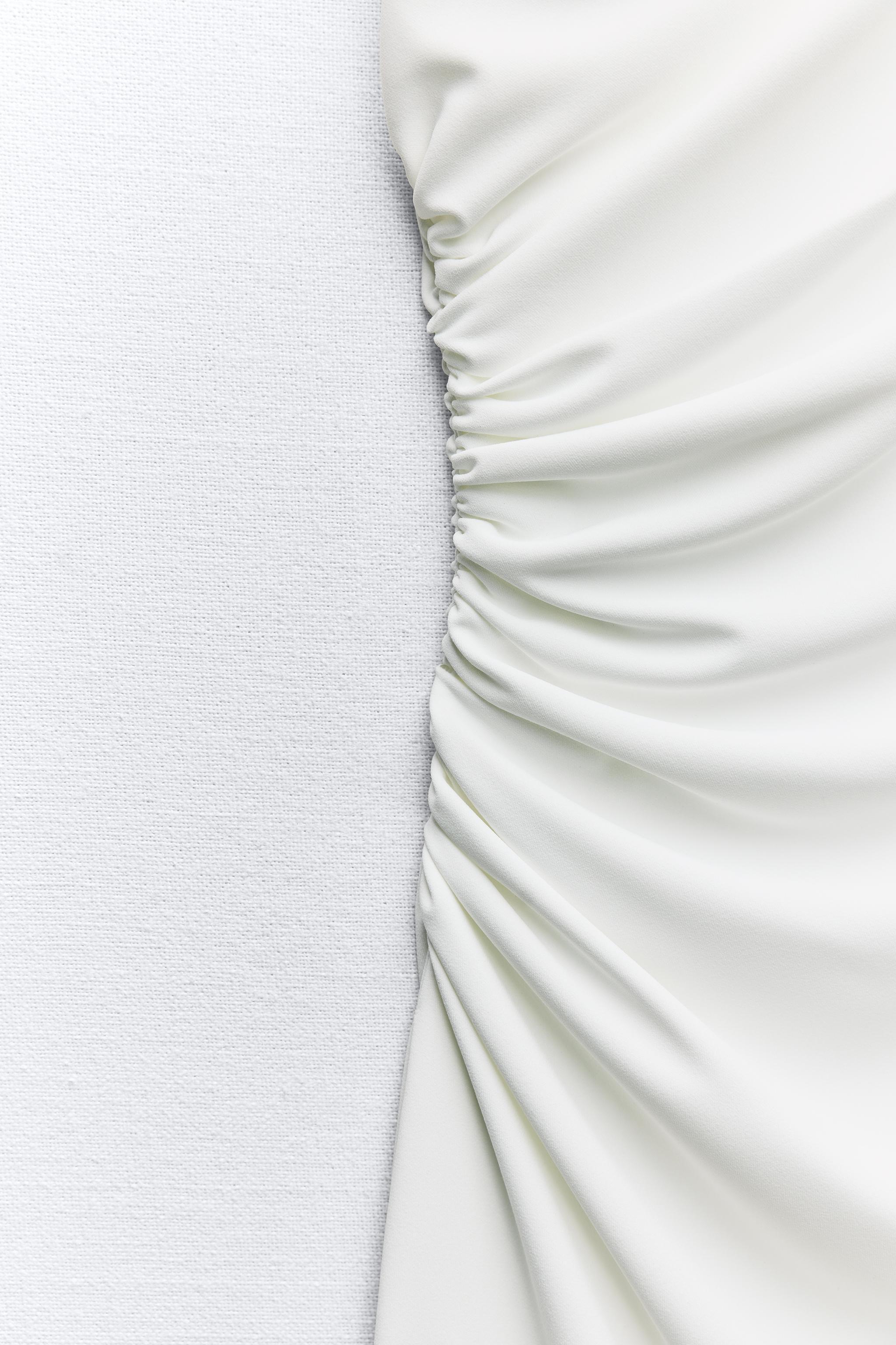 DRAPED MIDI DRESS Product Image