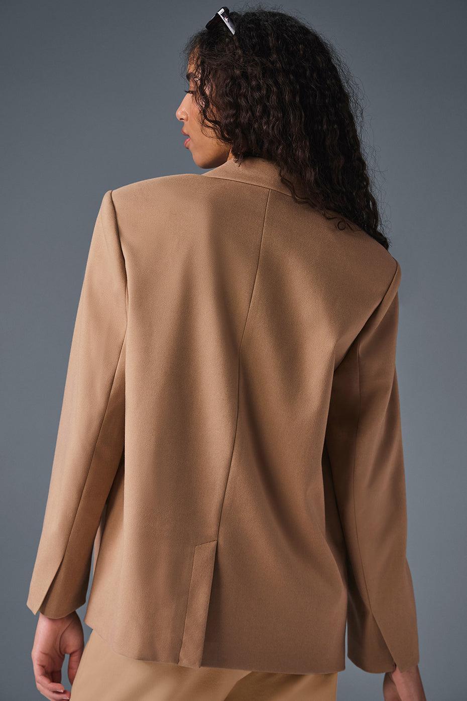 First-Class Blazer - Toasted Almond Female Product Image