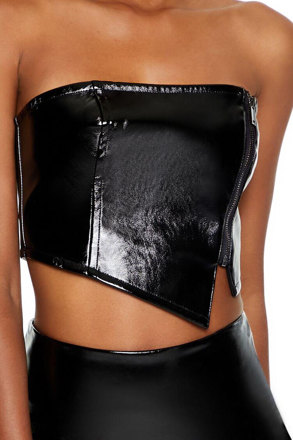 Faux Leather Tube Top | Forever 21 Product Image