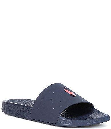 Polo Ralph Lauren Mens POLO Logo Pool Slides Product Image