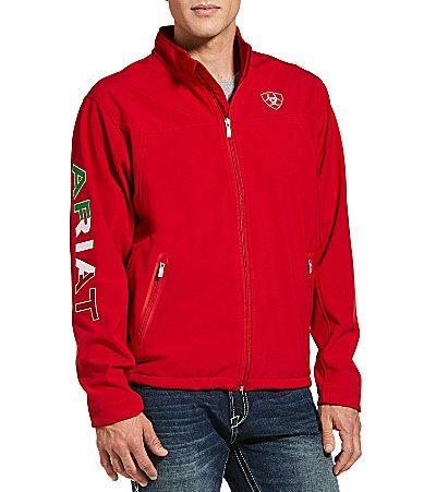 Ariat New Team Softshell Mexico Water-Resistant Jacket Men's Jacket Product Image