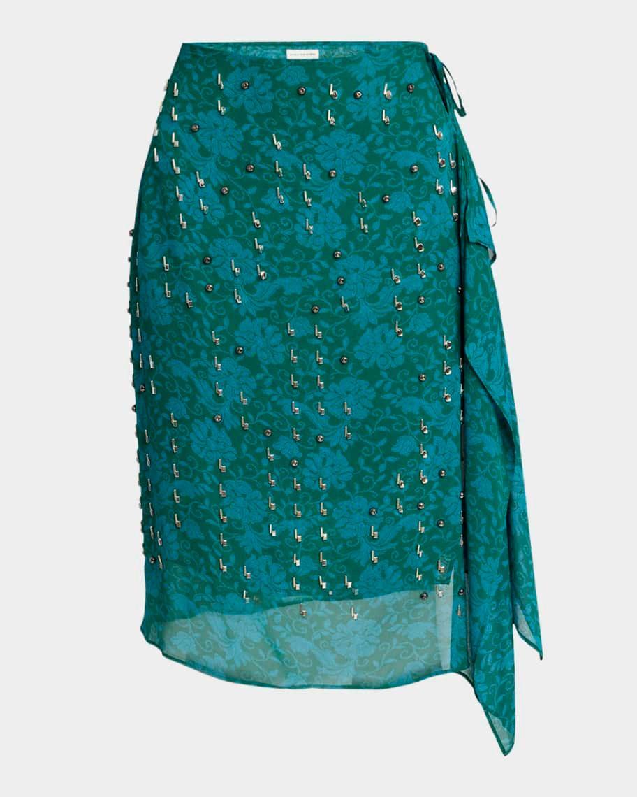 Sima Embellished Wrap Skirt Product Image