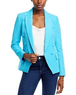 Womens Kenzie Cotton-Blend Double-Breasted Blazer Product Image