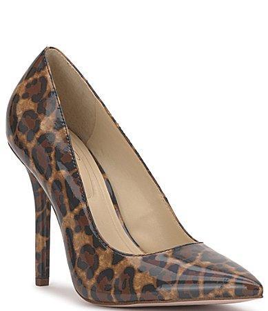 Jessica Simpson Levila Leather Stiletto Pumps product image