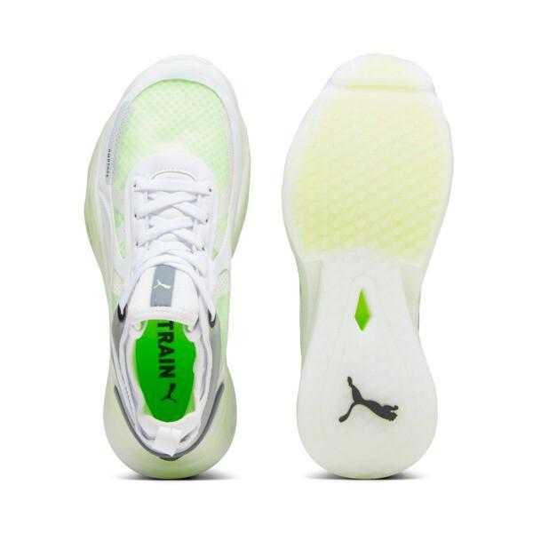 PUMA PWR NITROâ¢ Squared Women's Training Shoes in White/Speed Green Product Image