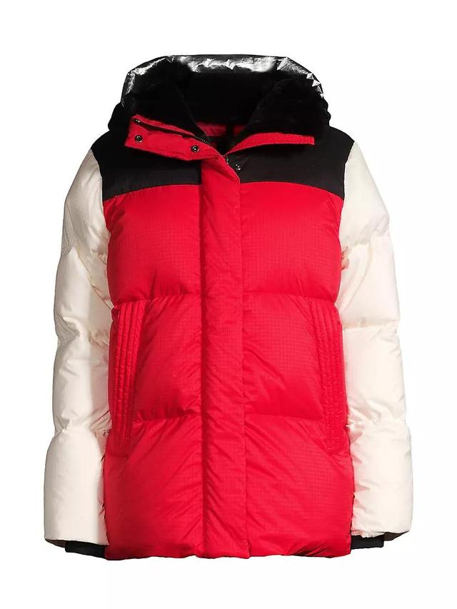 Colorblocked Ripstop Puffer Ski Jacket Product Image