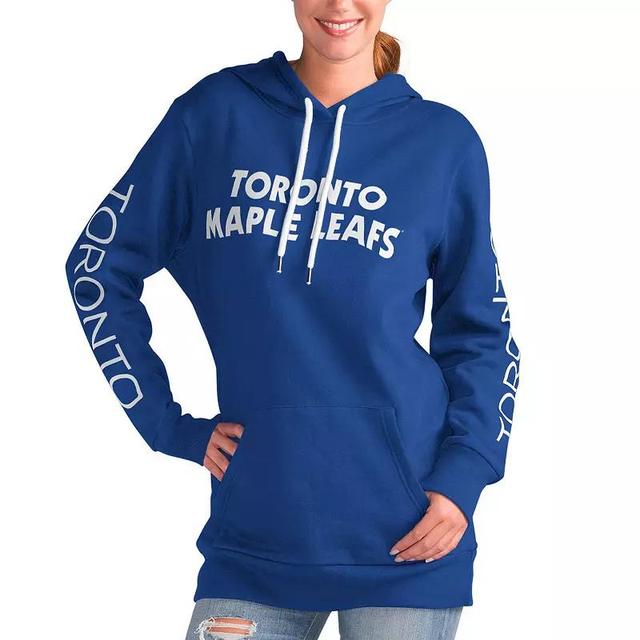 Womens G-III 4Her by Carl Banks Blue Toronto Maple Leafs Overtime Pullover Hoodie Product Image