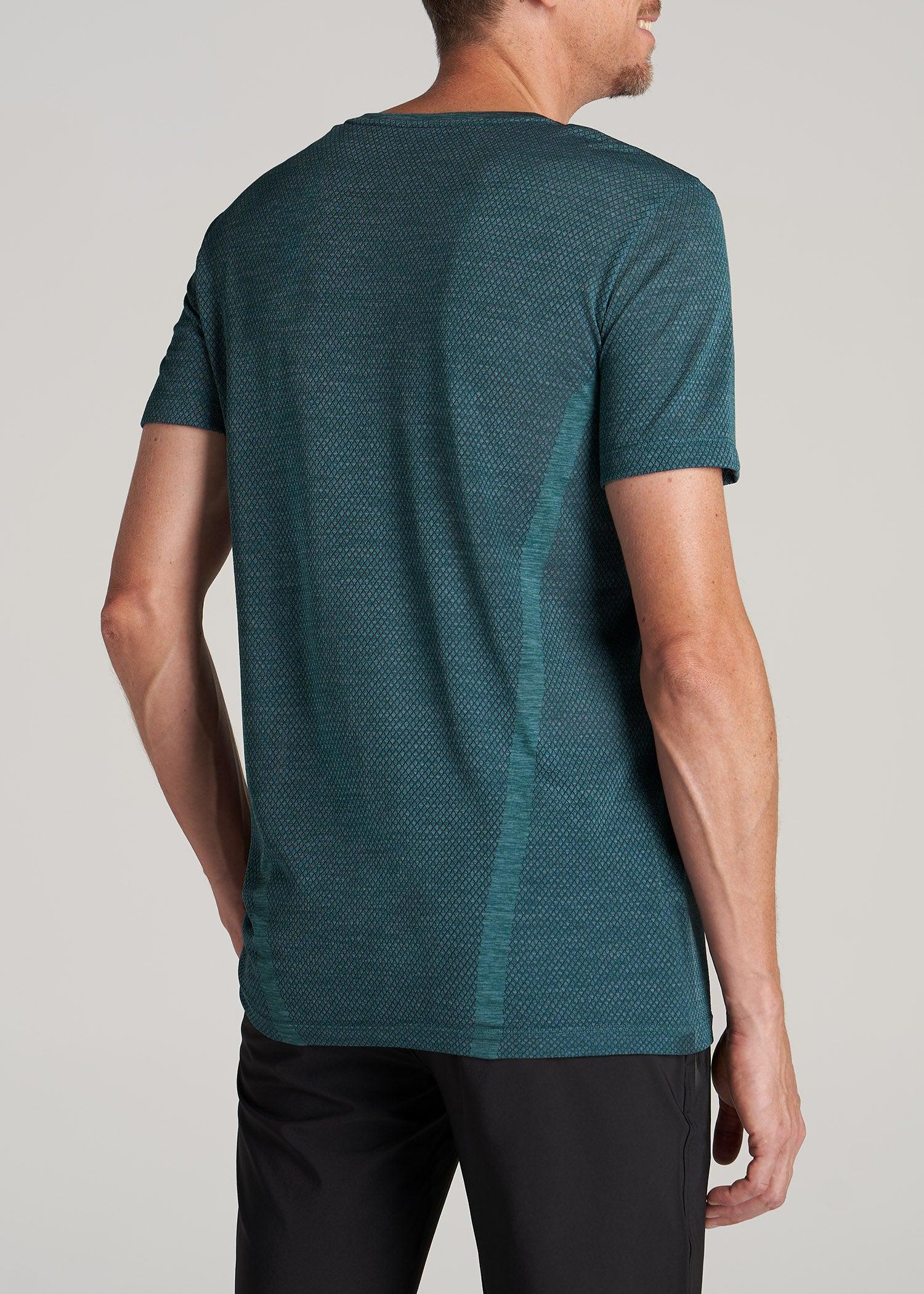 A.T. Performance MODERN-FIT Engineered Athletic Tall Tee in Teal Mix Product Image