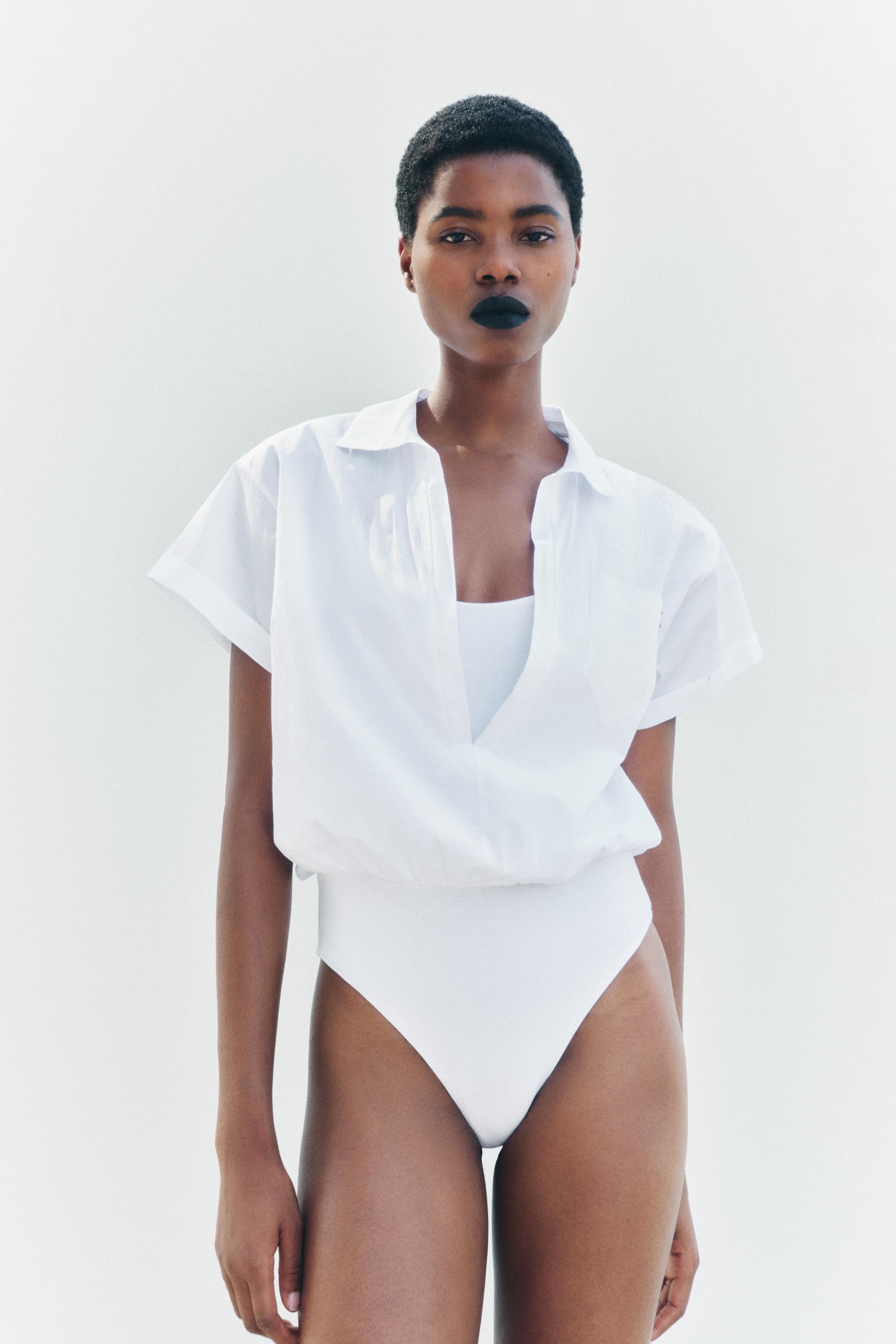 POPLIN BODYSUIT Product Image