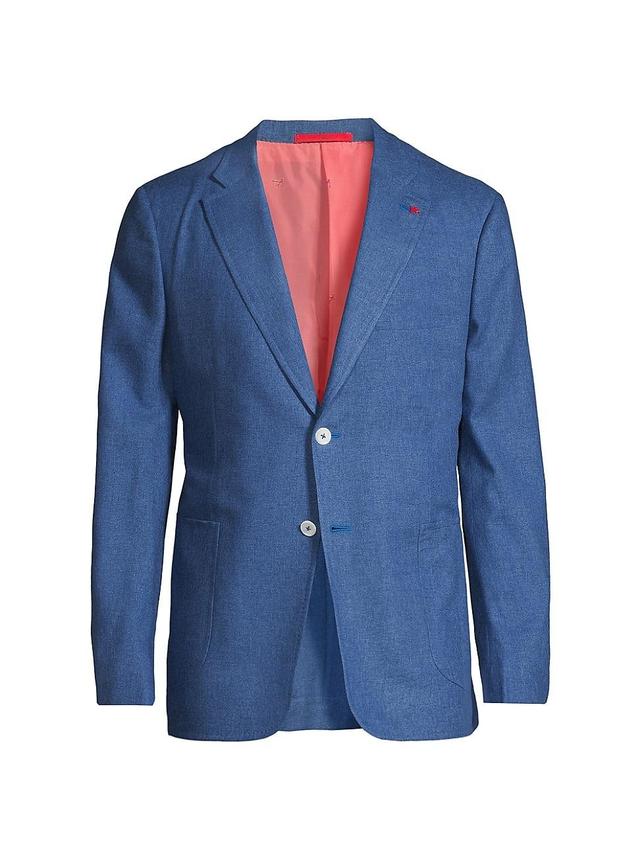 Mens Solid Sport Jacket Product Image