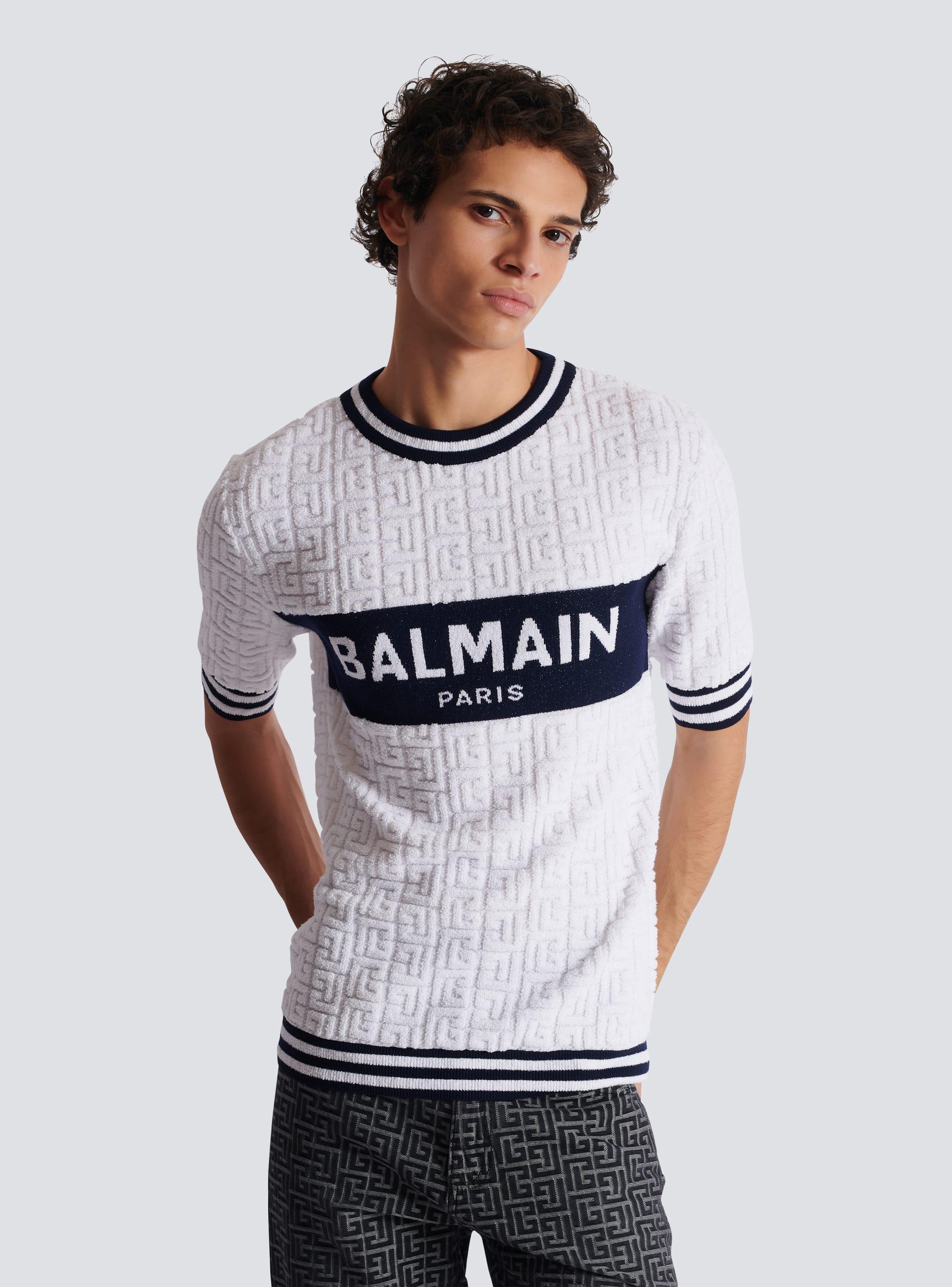 Short-sleeved PB Labyrinth knit T-shirt Product Image