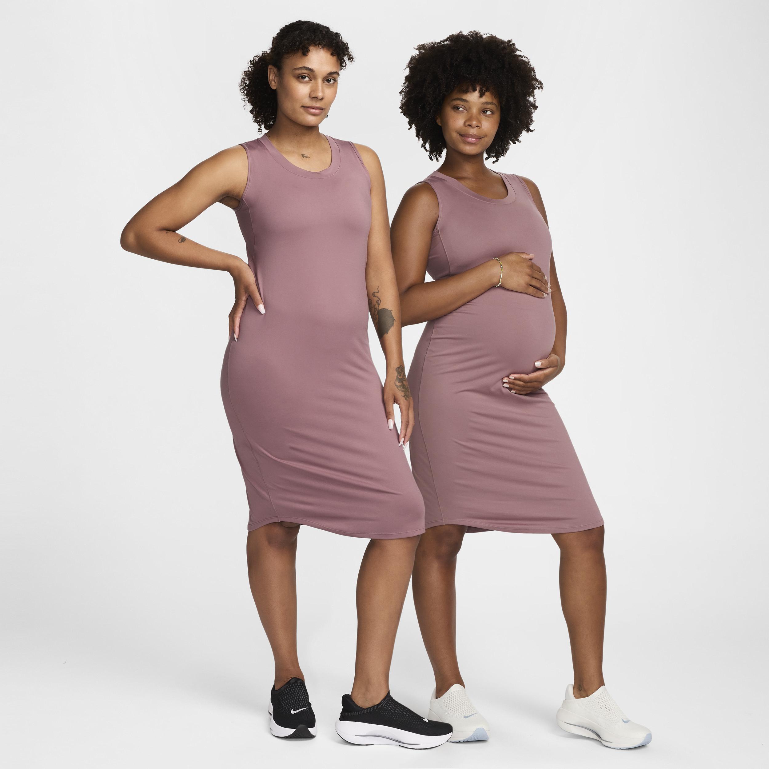 Nike Women's (M) Dri-FIT Slim-Fit Knit Dress (Maternity) Product Image