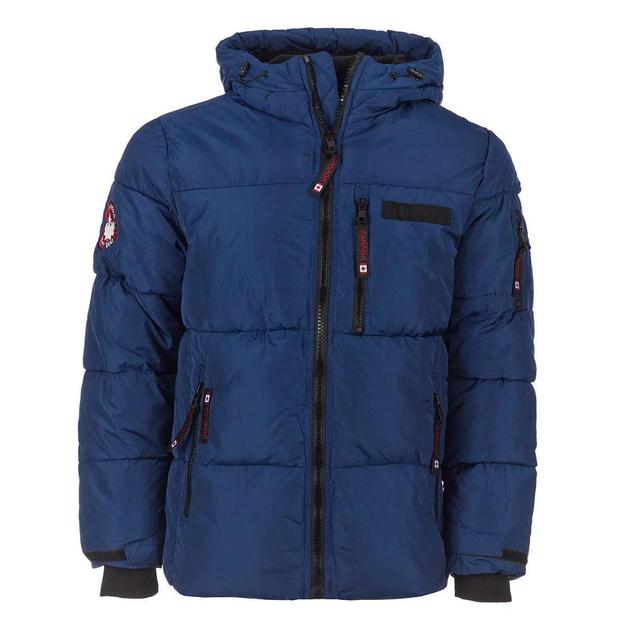 Canada Weather Gear Men's 4-Zipper Pocket Hooded Puffer Jacket Product Image