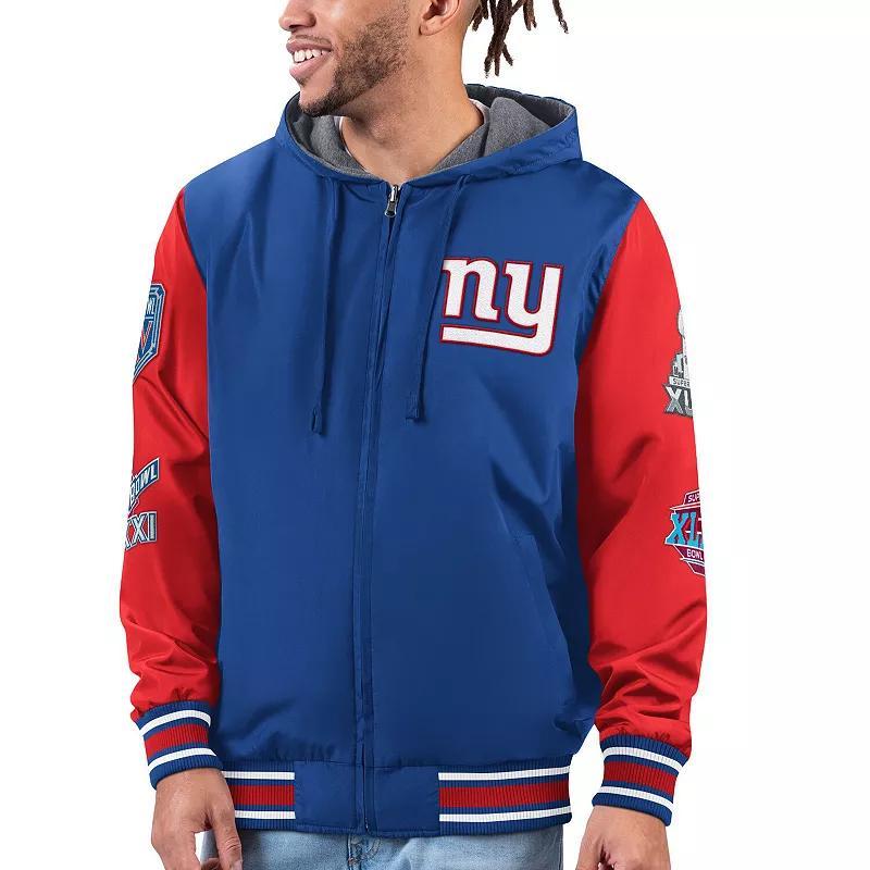 Mens G-III Sports by Carl Banks Royal/Red New York Giants Commemorative Reversible Full-Zip Jacket Product Image