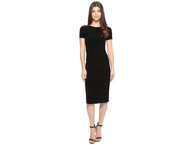 Norma Kamali Short Sleeve Ruched Dress Product Image