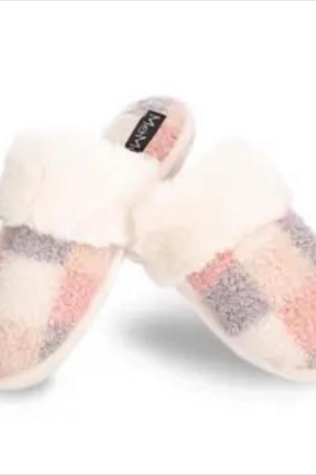 Plaid Slippers Product Image