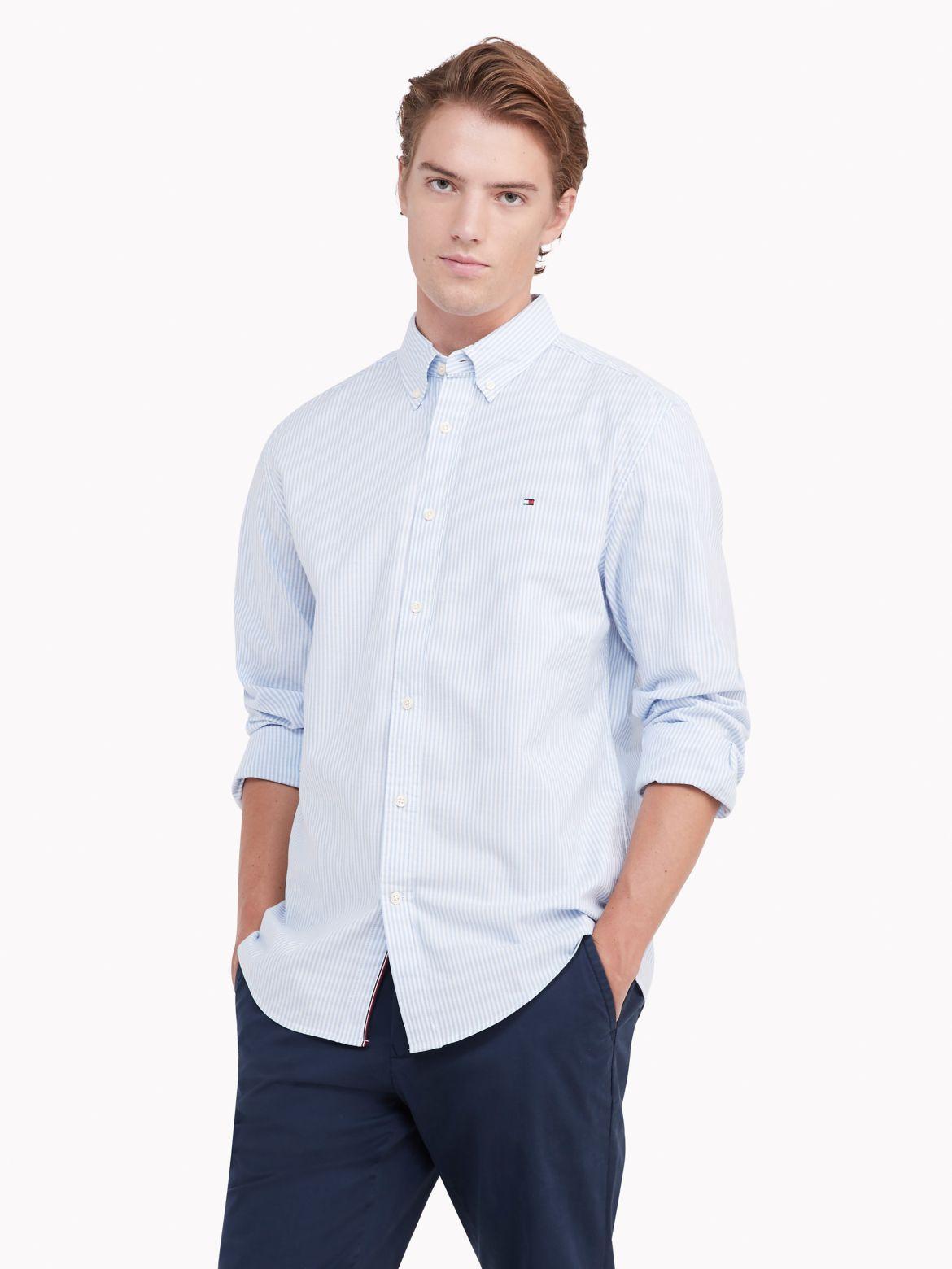 Tommy Hilfiger Men's Regular Fit Essential Stretch Oxford Shirt Product Image