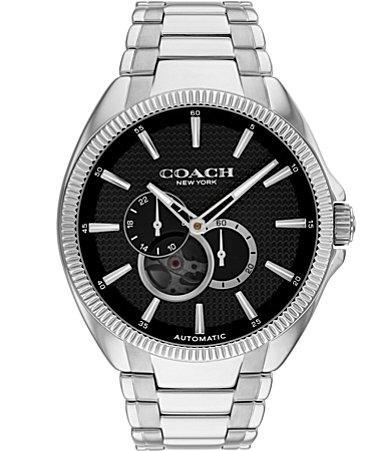 COACH Mens Jackson Automatic Stainless Steel Bracelet Watch Product Image