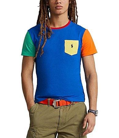 Polo Ralph Lauren Classic Fit Color Block Short Sleeve T Product Image