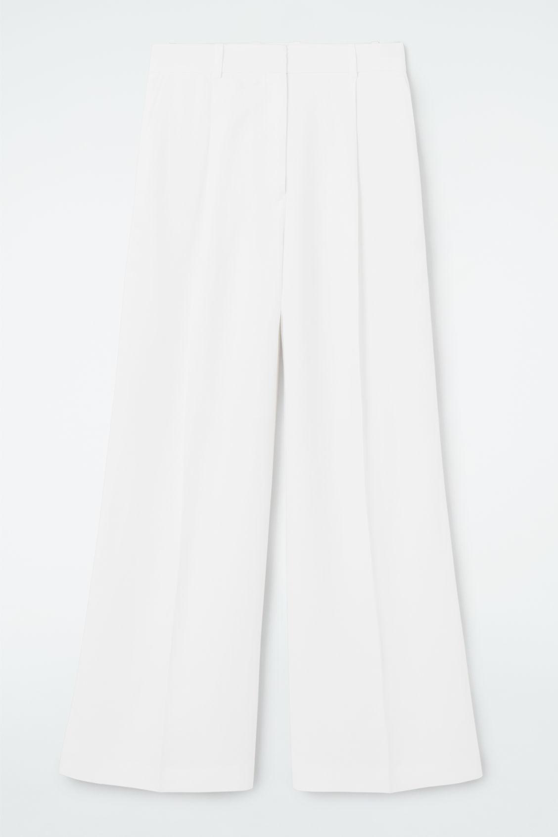 TAILORED LINEN-BLEND PANTS Product Image