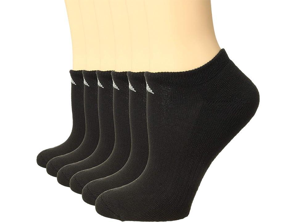 adidas Athletic Cushioned 6-Pack No Show Aluminum 2) Women's Crew Cut Socks Shoes Product Image