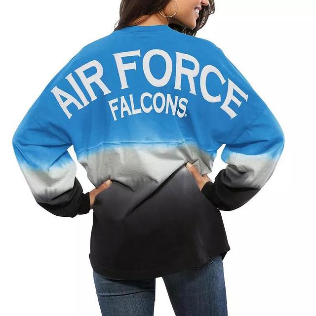 Women's Royal Air Force Falcons Ombre Long Sleeve Dip-Dyed Spirit Jersey Product Image