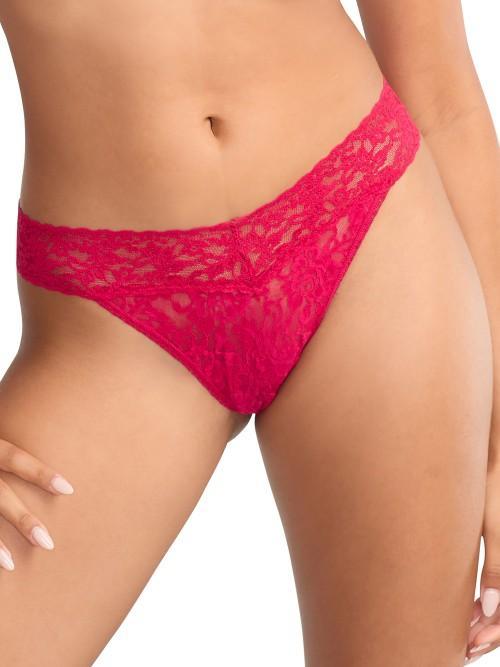 Hanky Panky Womens Daily Lace Original Rise Thong 771101 Product Image