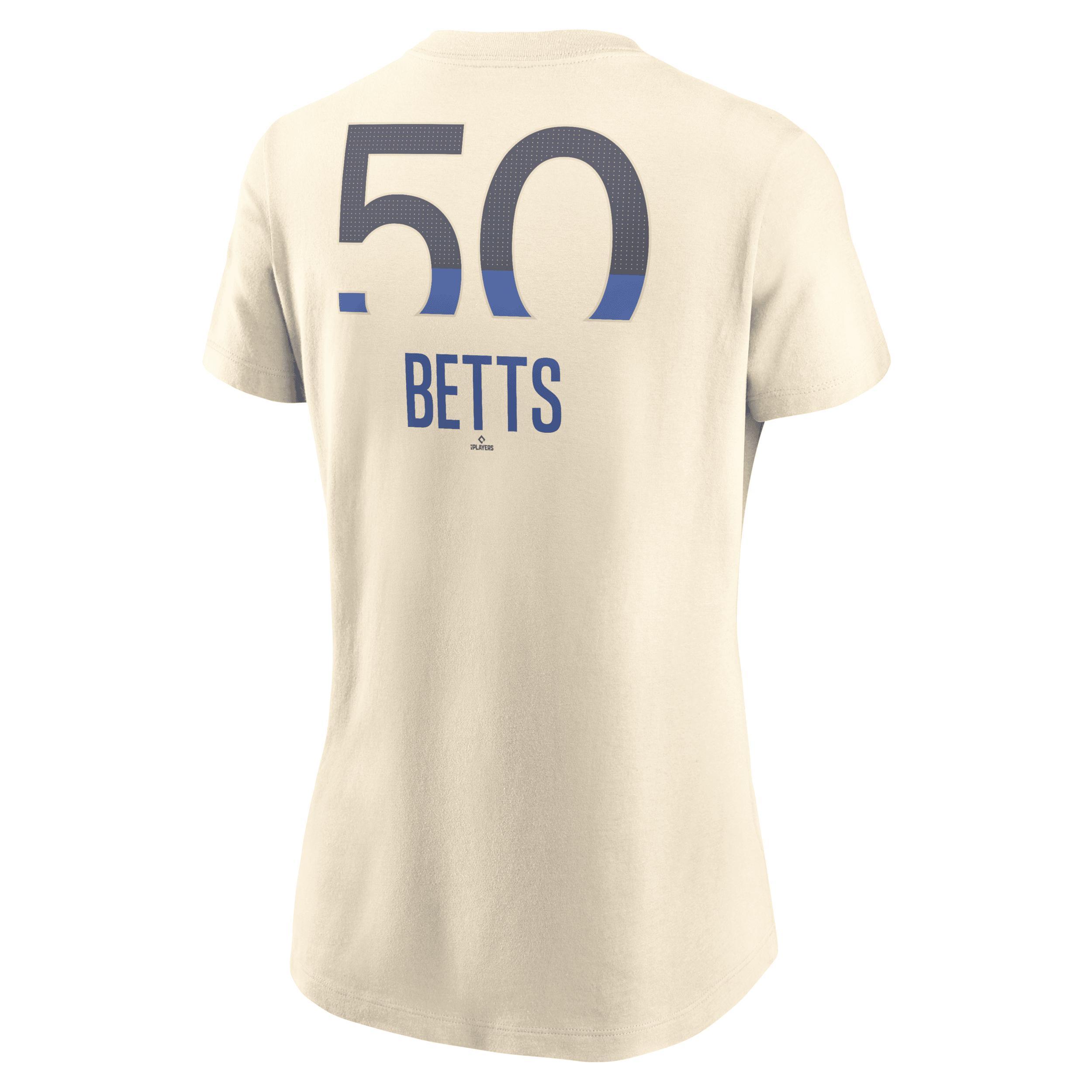 Mookie Betts Los Angeles Dodgers City Connect Fuse Nike Womens MLB T-Shirt Product Image