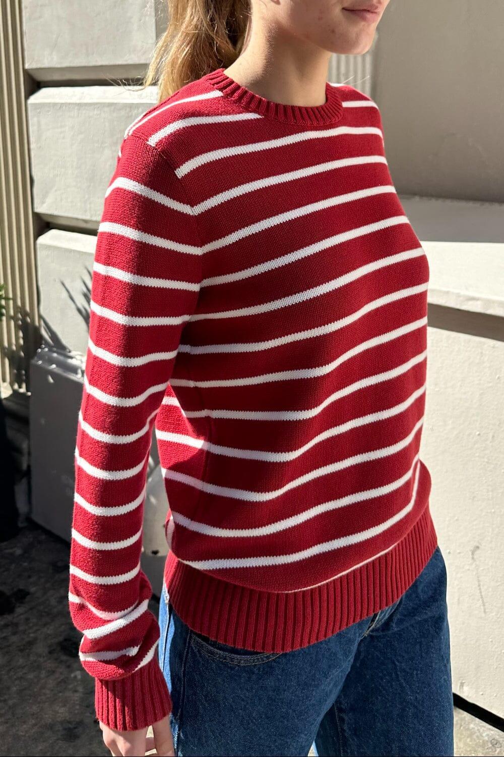 Martha Cotton Thin Stripe Sweater Product Image