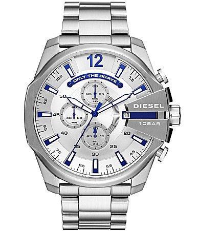 Diesel Mens Mega Chief Stainless Steel Watch Product Image