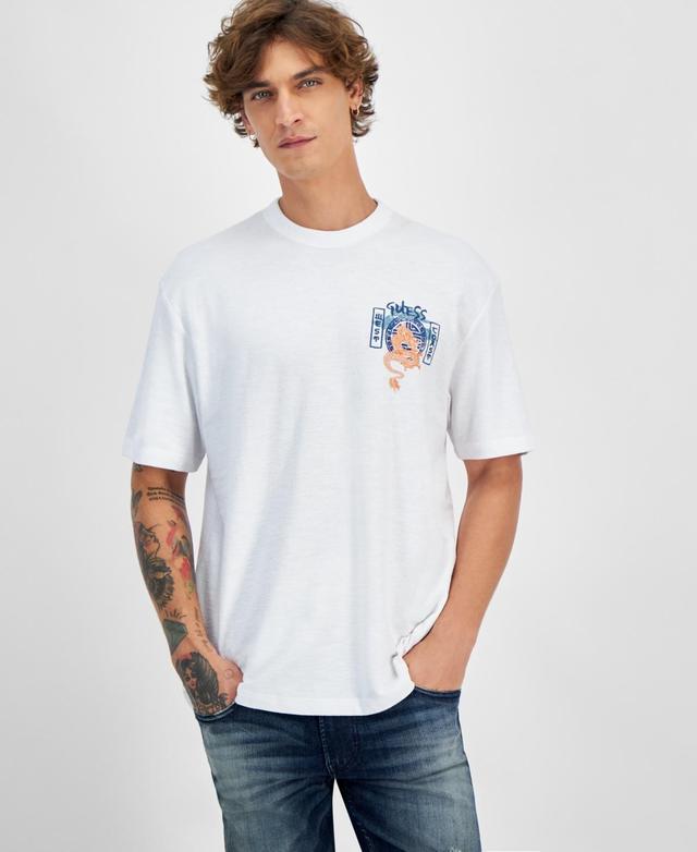 Guess Mens Tokyo Stamp Graphic T-Shirt Product Image