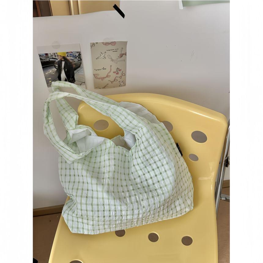 Plaid Tote Bag Product Image